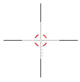 TRIJICON TRIJICON CREDO 1-6X24 BLK 30MM MRAD RED